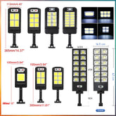 Solar Street Lights Outdoor, Solar Lamp With 3 Light Mode Remote Control-TI00837-Veeddydropshipping